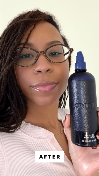 Allure contributor Jailynn Taylor applying the Ccred Oil Ritual